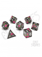 Würfel Nighttime Blossom Metal - RPG Dice Set (7 Stk.)