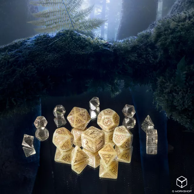 Würfel Q-Workshop: Elvish Jumbo Dice Set (Q-Workshop)