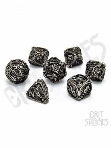 Würfel Soulreaper Hollow Metal - RPG Dice Set (7 Stck)