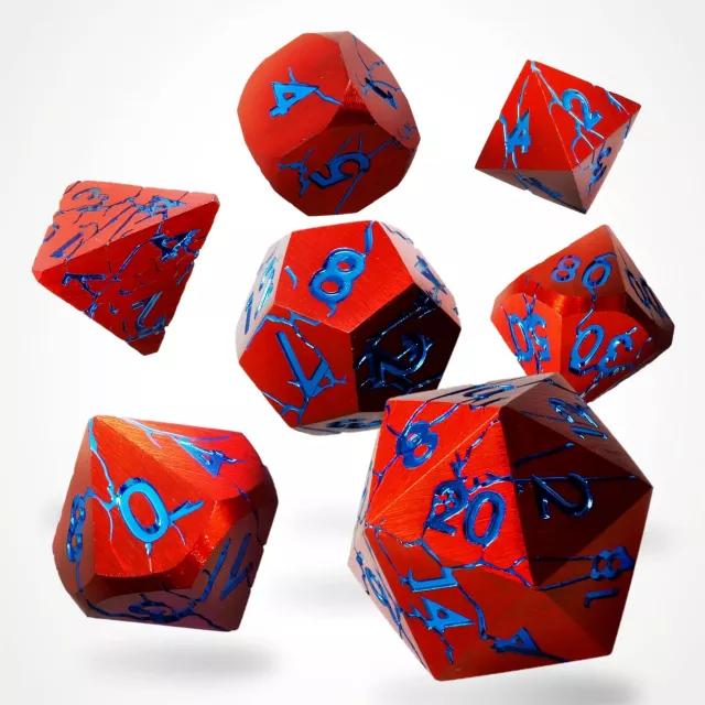 Würfel Ruptured Hell Metal - RPG Dice Set (7 Stk.)