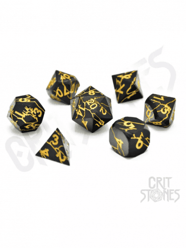 Würfel Torn Mystic Metal - RPG Dice Set (7 Stk.)