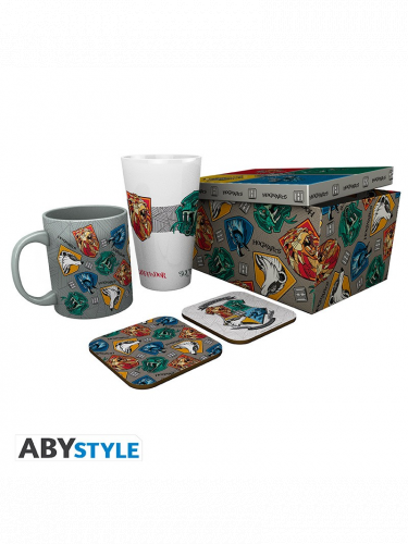 Geschenkset Harry Potter - Stand Together (Tasse, Glas, Untersetzer)