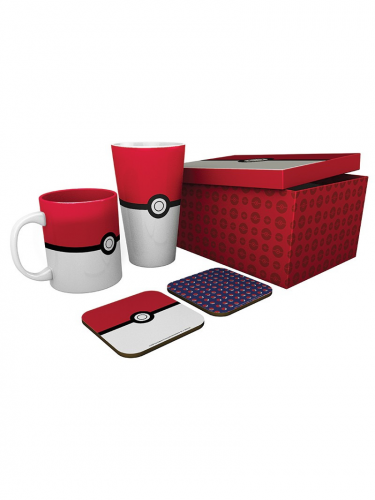 Geschenkset Pokémon - Tasse, Glas, Untersetzer