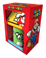 Geschenkset Super Mario - Yoshi (Tasse, Untersetzer, Schlüsselanhänger)