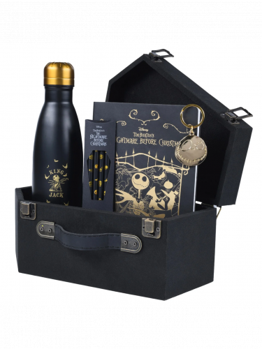 Geschenkset The Nightmare Before Christmas - Coffin (Stifte, Schlüsselanhänger, Flasche, Notizbuch)