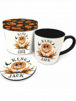 Geschenkset The Nightmare Before Christmas - King Jack (Tasse, Untersetzer, Blechdose)