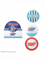 Untersetzer Stranger Things - Scoops Ahoy (4 Stück)