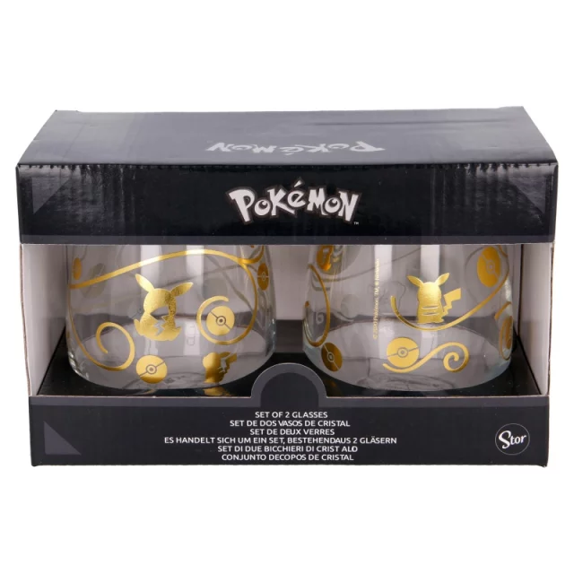 2 Stück 510 ML Kristallgläser-Set POKEMON