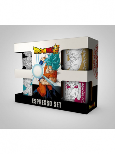 Tasse Dragon Ball - Goku Espresso Set - 4 Stück