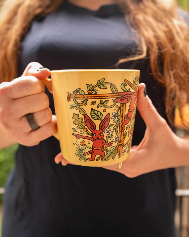 Tasse Kingdom Come: Deliverance II - Hasen in voller Blüte