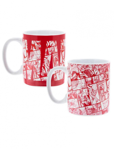 Tasse Marvel - Logo Heroes (Farbwechsel)