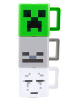 Tasse Minecraft - Stacking Mugs (Set von 3 Tassen)
