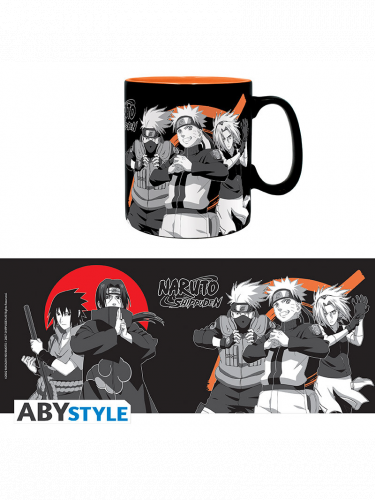 Tasse Naruto Shippuden - Group Group Black & White