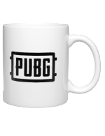 Tasse PUBG - Logo (Weiß)