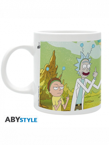 Tasse Rick and Morty - Frieden unter den Welten