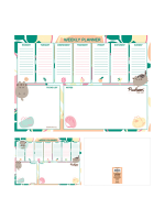 Kalendář Pusheen - Cute (týdenní plánovač)