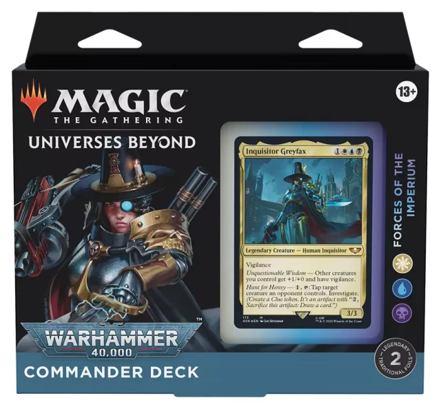 Kartenspiel Magic: The Gathering Universes Beyond: Warhammer 40,000 - Forces of the Imperium (Commander Deck)