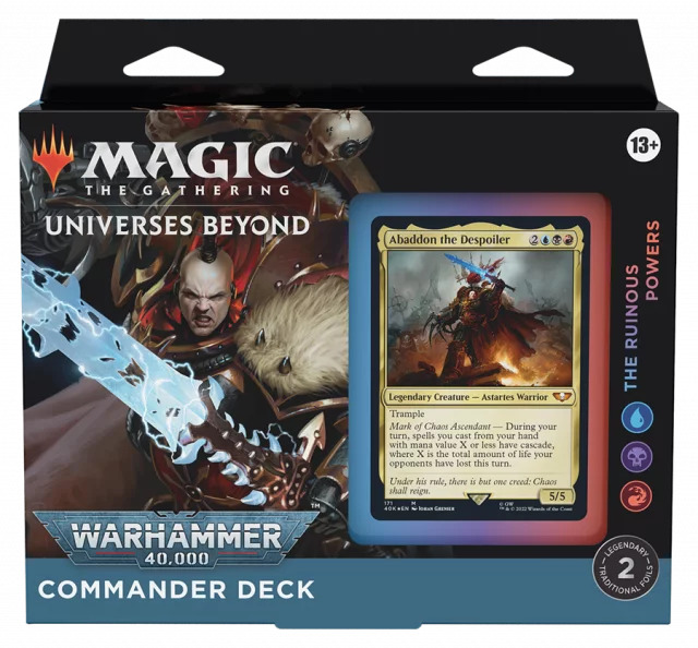 Kartenspiel Magic: The Gathering Universes Beyond: Warhammer 40,000 - The Ruinous Powers (Commander Deck)