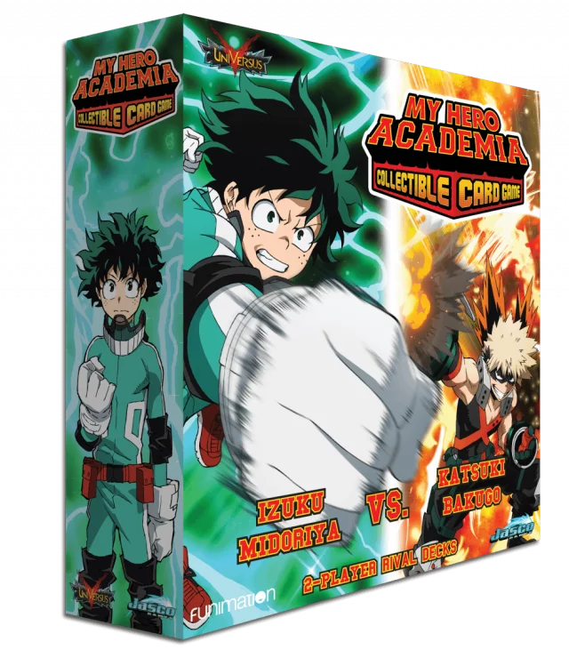 Kartenspiel My Hero Academia - Izuku Midoriya vs. Katsuki Bakugo 2-Play Rival Decks