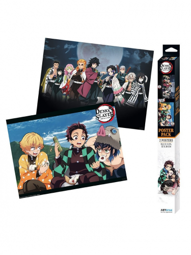 Poster Demon Slayer - Chibi Posters Series 2 (Set 2 St)