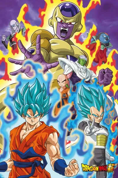 Poster Dragon Ball Z - Gott Super