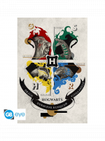 Poster Harry Potter - Hogwarts Animal Crest