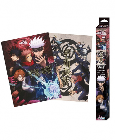 Poster Jujutsu Kaisen - Gruppe und Schulen (2 Poster)