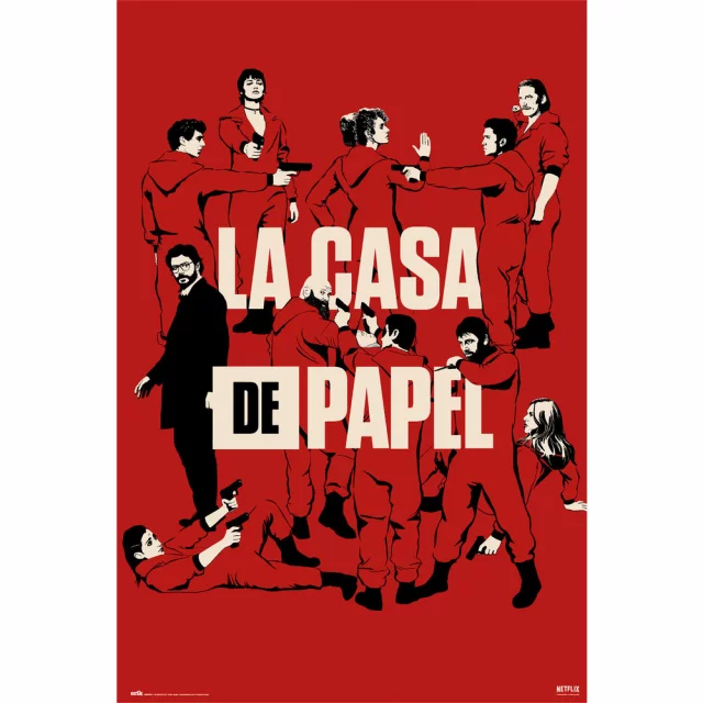 Poster Money Heist - All Characters