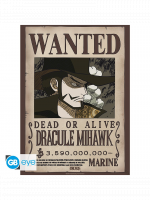 Poster One Piece - Wanted Mihawk Wano