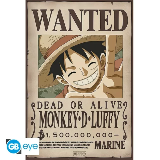 Plakat One Piece - Wanted Luffy & Ace (Set von 2 Stück)