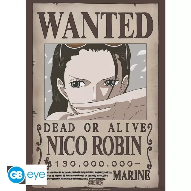 Plakat One Piece - Gesucht Nico Robin