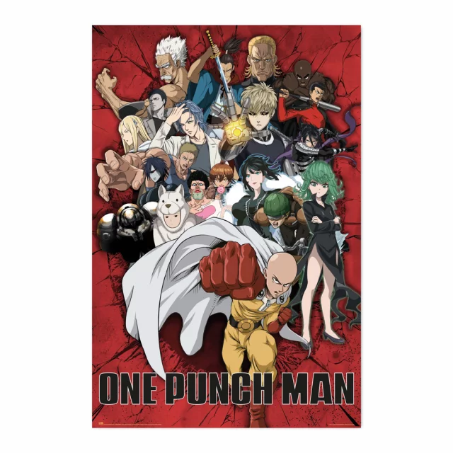 Poster One Punch Man - Heroes