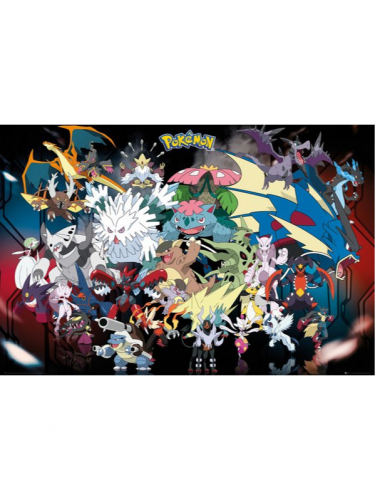 Poster Pokémon - Mega