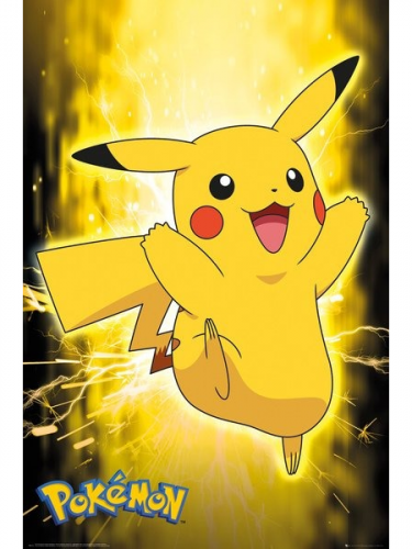 Poster Pokemon - Pikachu Neon