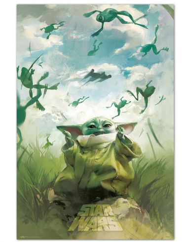 Poster Star Wars: The Book of Boba Fett - Grogu Training