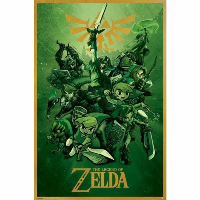 Poster The Legend of Zelda - Link Fighting