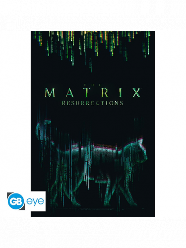 Poster Matrix - The Matrix Resurrections Cat