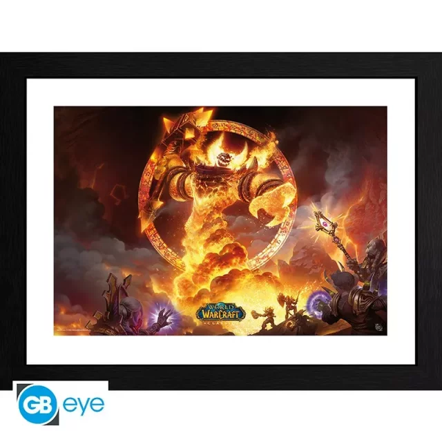 Gerahmtes Poster World of Warcraft - Ragnaros