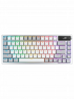 Gaming-Tastatur ROG Azoth MOONTHLIGHT WHITE (ROG MX Snow / PBT) - US International