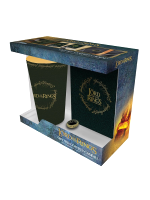 Geschenkset Lord of the Rings - The Ring (Glas, Notizbuch, Anstecker)