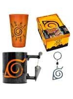 Geschenkset Naruto - Shippuden (Glas, Tasse, Schlüsselanhänger)