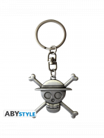 Schlüsselanhänger One Piece - Skull Luffy Metal