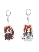 Vorteilhaftes Set Grandmaster of Demonic Cultivation - Schlüsselanhänger Wei Wuxian +Lan Wangji Chibi