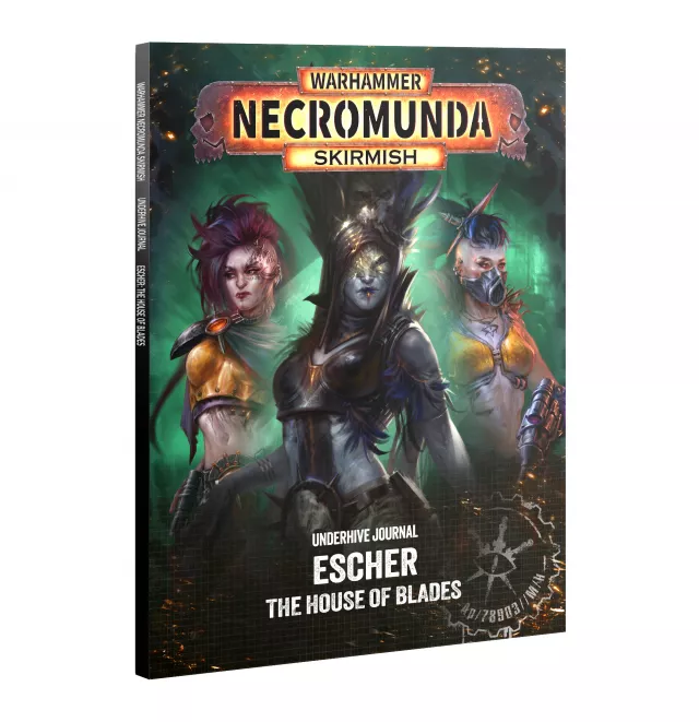 Buch Warhammer Necromunda: Underhive Journal - Escher - House of Blades ENG - Brettspiel