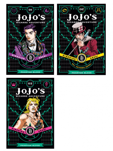 Vorteilhaftes Comic-Set JoJo's Bizarre Adventure: Part 1 - Phantom Blood ENG 1-3