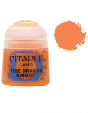 Citadel Layer Paint (Feuerdrachen Hell) - Deckfarbe, Orange