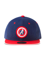 Baseballkappe Avengers - Denim Captain America
