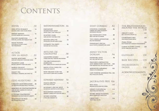 Kochbuch Assassin's Creed: The Culinary Codex