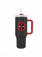 Trinkflasche Deadpool - Logo