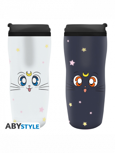 Trinkflasche Sailor Moon - Luna & Artemis